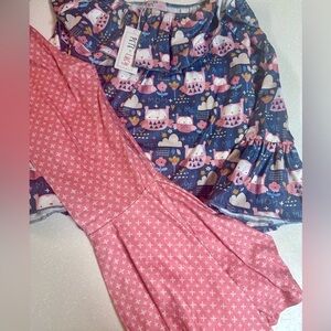 Pete + Lucy Owl Always Love You pant set